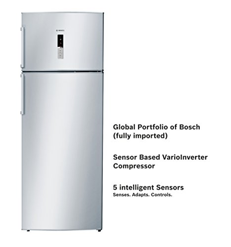 Image of Bosch 507 L 2 Star ( 2019 ) Frost Free Double Door Refrigerator(KDN56XI30I, Chrome Inox Metallic)
