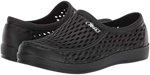 TECS Women's Summer Slip On Classic Clog Water Shoes - Lightweight, Easy to Clean and Cushioned Insole Black | Image 6