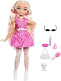 Barbie Dream Besties Malibu” Fashion Doll & Accessories, Posable with Blonde Hair & Makeup-Themed Toy Pieces