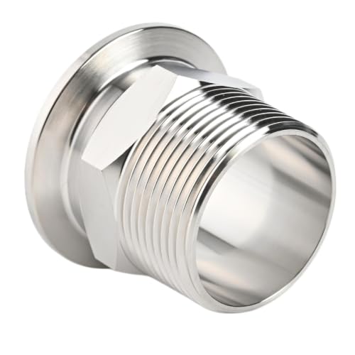 Image of SS304 KF40 NPT Male Adaptor thread 1 /4 inch NW25 KF Male coupling ISO-KF40 X NPT 1 /4 inch