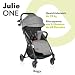 LIONELO Julie One Buggy Kinderwagen bis 22 kg, verstellbare Rückenlehne und Fußstütze, Moskitonetz, Beinwärmer, Getränkehalter und Transporttasche, zusammenklappbar