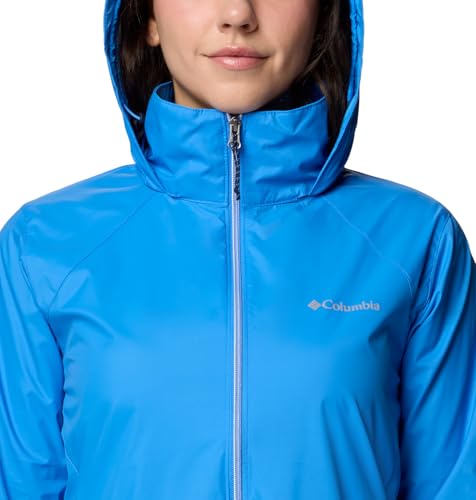 Columbia Damen Switchback 4 Jacket wasserdichte Regenjacke, Harbor Blue, XL – Ansicht 5