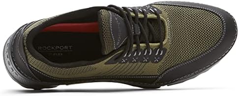Rockport Men's Rocsports UBal Walking Shoe, Forest Green MESH/Black Leather, 9.5 | Image 2