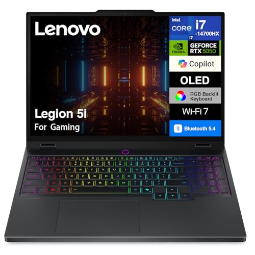 Laptop Lenovo Legion 5i 15.1" OLED 165Hz i7-14700HX 16GB DDR5 1TB SSD miniatura 3