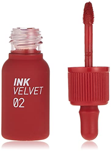 Peripera Ink the Velvet Lip Tint | High Pigment Color, Longwear, Weightless, Not Animal Tested, Gluten-Free, Paraben-Free | #002 CELEB DEEP ROSE, 0.14 fl oz