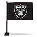 NFL Oakland Raiders Car Flag, Black Pole