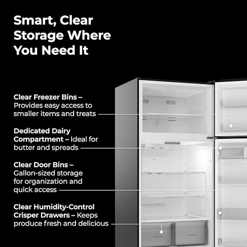 Image of Kenmore 25 cu. ft. 33 inch Wide Top Mount Refrigerator - Black