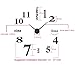 FASHION in THE CITY Large Frameless 3D DIY Mirror Surface Wall Clocks Modern Design for Living Room Bedroom Home Office Kids Room Hotel Coffee Hall Bar Wall Decoration