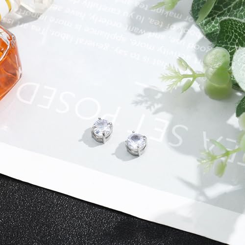 NEWITIN Magnetic Stud Earrings for Men Clip on Earring Stainless Steel Magnet Earring Unisex Non Piercing CZ Hoop Cross Diamond Magnetic Earrings for Men Women4