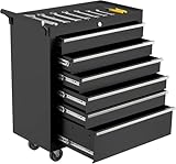 6-Drawer Rolling Tool Chest with Locking System, Portable...