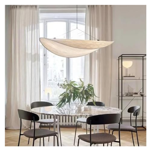 Lustre en soie créatif suspension LED design pour une décoration raffinée