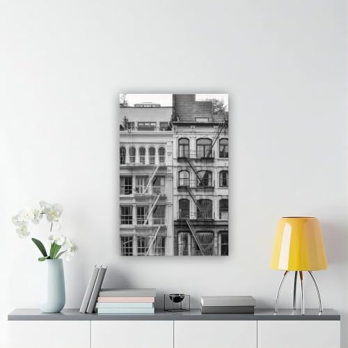 Toile Fire Escape pour sublimer un mur blanc de salon - 6