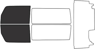 Rvinyl Window Tint Kit Compatible with Jeep Wrangler 2018-2025 2 Door JL - Black 20% - Single Ply No Bubble Film - Do it Yourself Vehicle Front Precut Kit