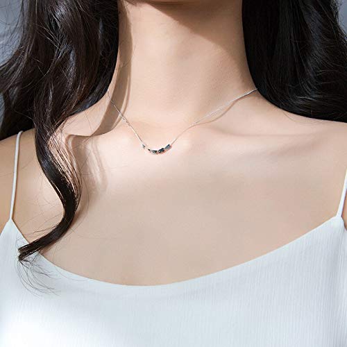 Collier géométrique argent 925 véritable pour sublimer le cou