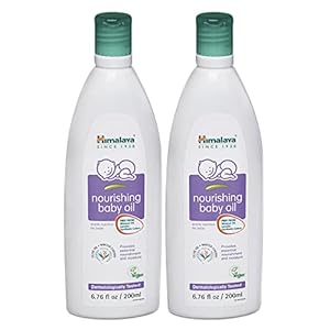 Himalaya Nourishing Baby Oil, Light & Non-Greasy for a Soothing Massage or Baby Bath, 6.76 oz, 2 Pack