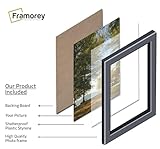 Framorey Modern Flat Picture Frames, Red Photo Frames 90x60 CM Size Picture Frame, Collage Photo Frames For Wall Décor, Landscape & Horizontal Poster Frames, Various Sizes - Image 5