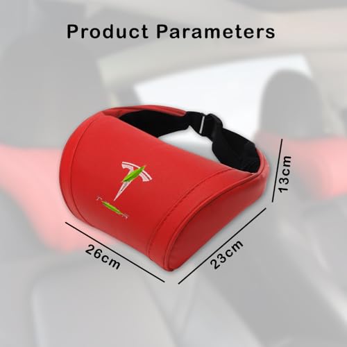 CoolKo Car Headrest Neck Pillow Support Ergonomic, with Valve Stem Covers Accessory for Driving Seat Fatigue Relief Compatible with Model S X 3 Y & Cybertruck - 1 Piece by CoolKo - Used condition - Image 7