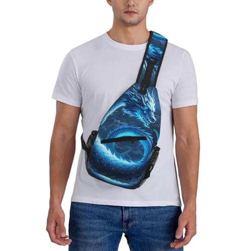 Mochila Sling Bag Urbana Negra para Viaje y Senderismo miniatura 2