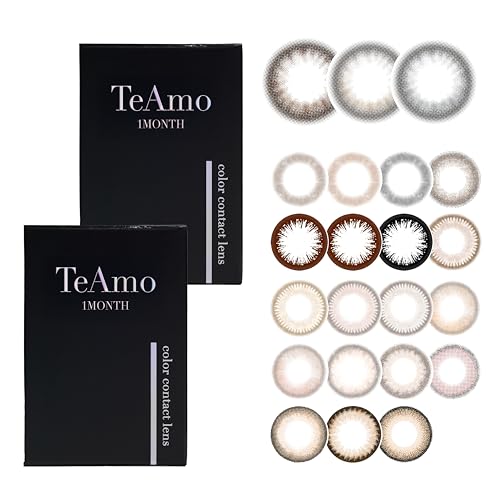 カラコン TeAmo マンスリー 4枚ｾｯﾄ 【度あり 度なし】14.2mm ピュールモカ 1month (1箱1枚入り)_-2.00の商品画像（Amazon）