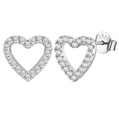 White Gold Plated+CZ