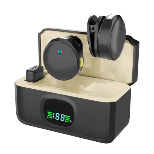 Image of String Swing Wireless Microphone with Noise Cancellation, Collar Mic for iPhone & Android | 360 Voice Pickup | Wireless Mic for YouTube, Vlogging & Video Recording