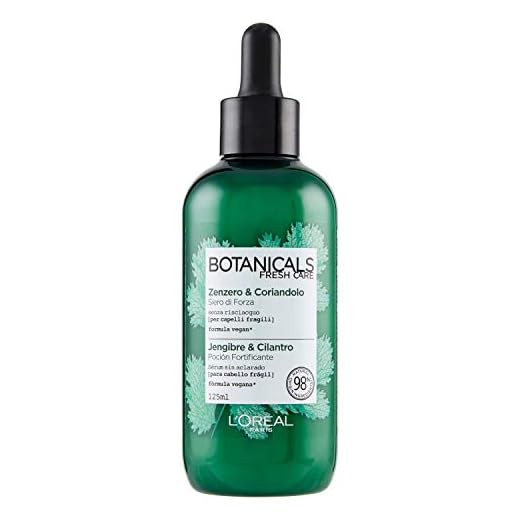L'Oreal Paris Botanicals Sérum Fortificante, Fuente de fuerza para cabellos frágiles - 125 ml