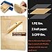 Blisstime Stand Up Pouches, 50 Pack Kraft Paper Bags with Matte Window and Tear Notch Resealable Bags for Small Business Home Use (4 x 6.5 Inches)