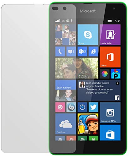 dipos I 2X Protector de Pantalla Mate Compatible con Nokia Lumia 535 pelicula Protectora