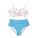 Tondeuse Bikini sur Secteur Ensemble de Maillots de Bain Bikini Deux pièces Sexy été Bikini Bikini découpe Femmes Maillots de Bain Corail Tankinis Ensemble Maillot Foot Enfant