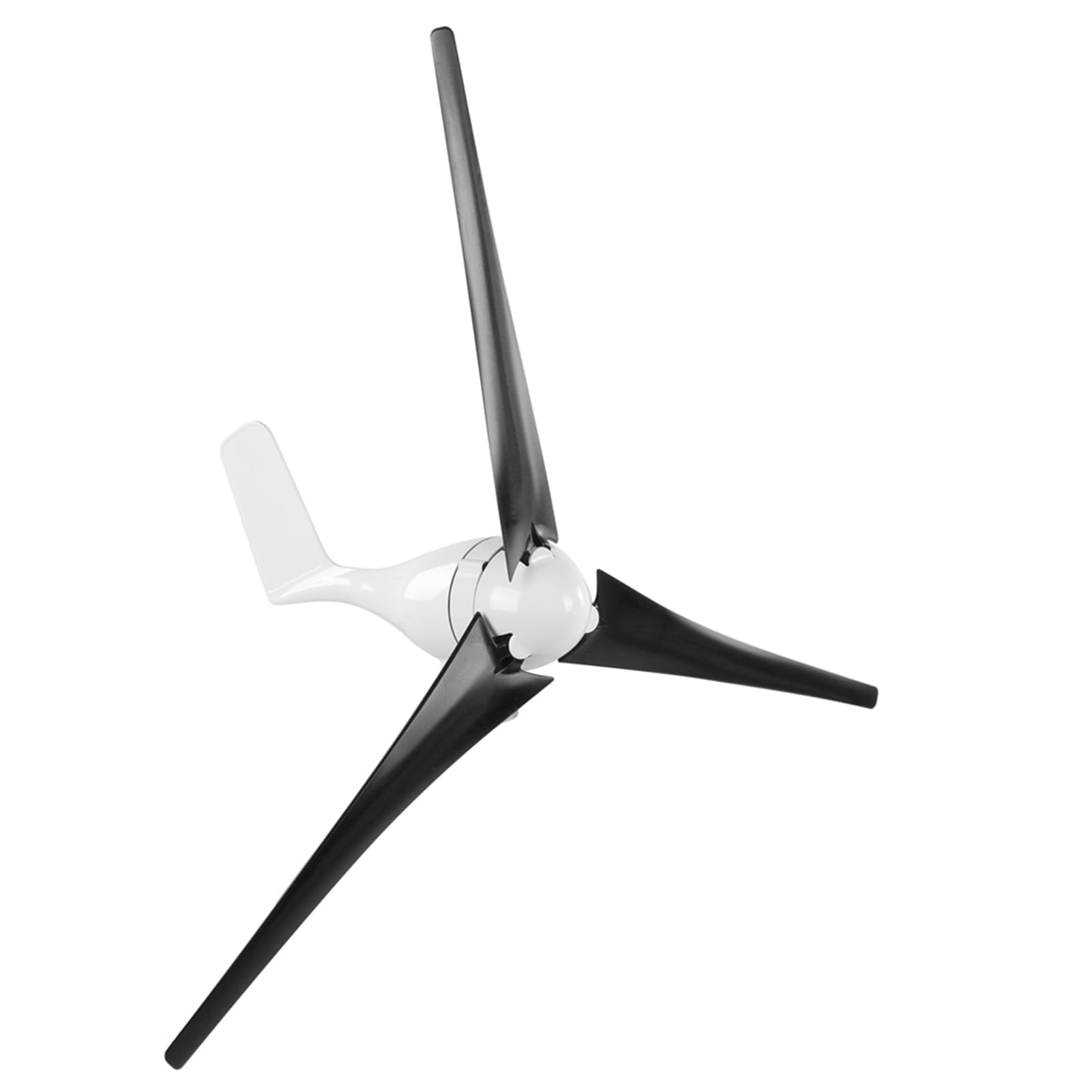 1200 W Kleine Windturbine, Kleiner Windgenerator, 1200 W Windgenerator, 3-Blatt-Windturbine, DC 12 V, 24 V, 48 V, Turbinen-Windgenerator für das Aufladen von Schiffen zu Hause