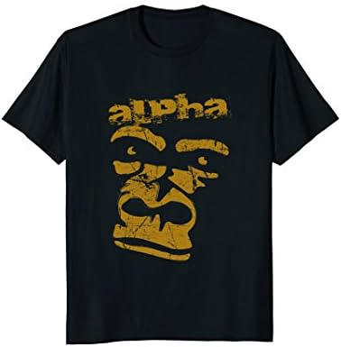 Mens Gorilla T-Shirt, Alpha Style