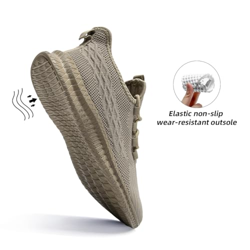 Image of DLWKIPV Womens Walking Shoes Slip On Sneakers Tennis Shoes Running Sport Workout Gym Shoes Athletic Non Slip Lightweight Breathable Fashion Casual Shoes for Travel Work