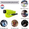 RESQME Brise-vitre Et Coupe-ceinture - Porte-clés Sécurité Voiture Urgence (Lot De 2)