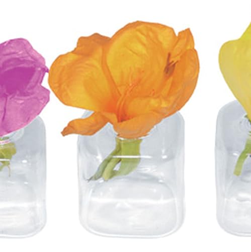 ROTIX Lot de 12 vases de Table en Verre pour Fleurs, décoration de Table de Mariage, Vase à Fleurs – vue 4