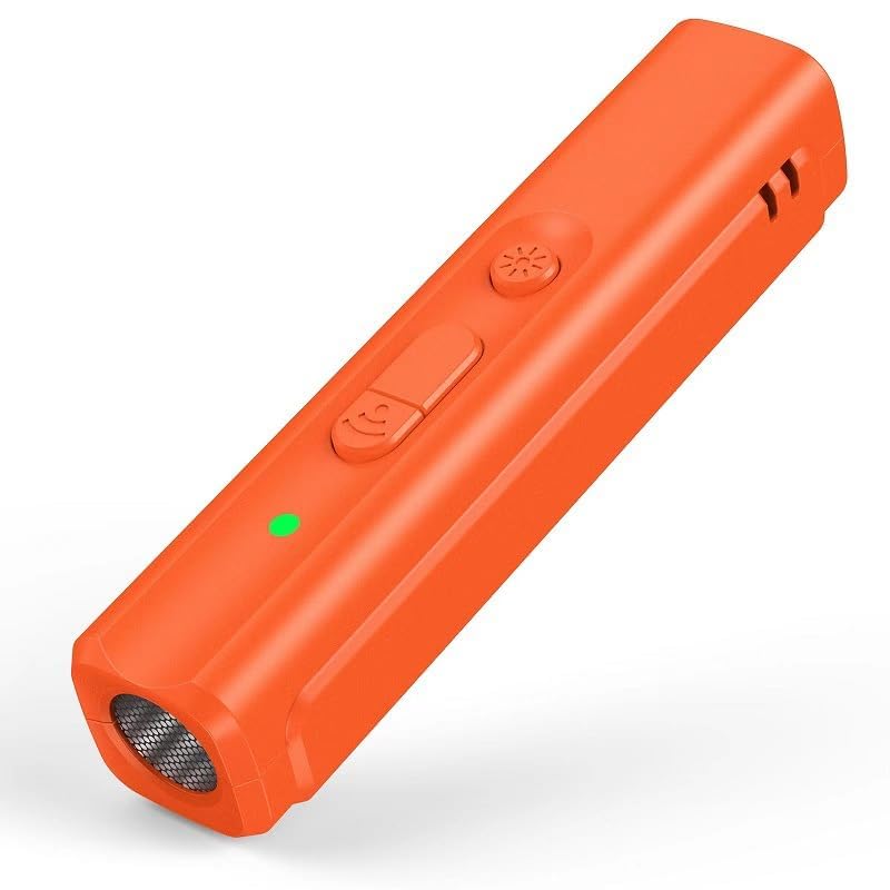 Dog Bark Deterrent Device – Handheld Pet-Friendly Ultrasonic Assistance Tool with 365nm Violet Light Beads | Portable Indoor & Outdoor Pet Guidance Device