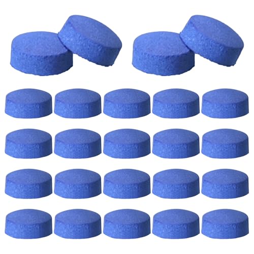 YCSONLY 25Pcs 10mm Pool Cue Tips, Pool Billiard Club Heads, Pool Tips, Snooker Cue Tips, Pool Stick Replacement Tips, Pool Stick Tips for Pool Cues and Snooker (Blue) - Image 3