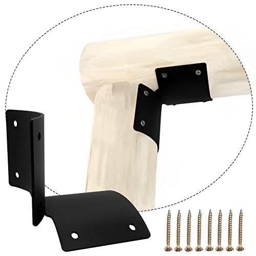 Round Post Fence Brackets - Supply - Online Brackets Round Rail Fence Brackets 10Pcs #TOP1