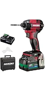 HiKOKI ハイコーキ コードレスインパクトドライバ　36Ｖ WH36DD スコーピオンレッド コードレスインパクトドライバ：WH36DD