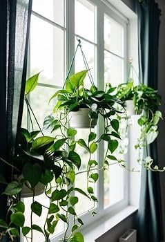 Image of Small Indoor Houseplant for Home Office Decor (Live Money Plant Low Maintenance Houseplant for Home Office Desk Decor)