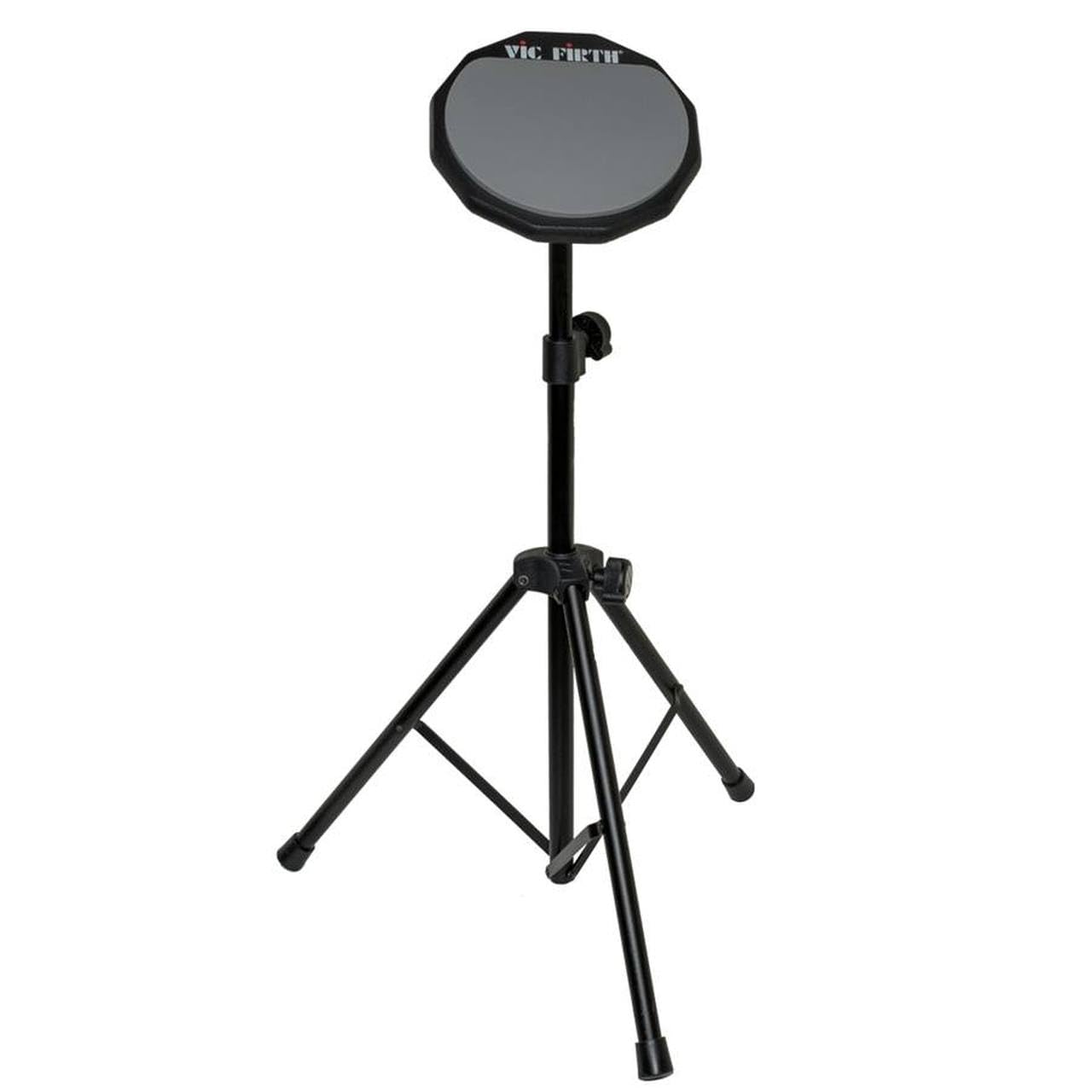 QUIK LOK PPS/001 Practice Pad Stand con Borsa, Supporto Pad Batteria Regolabile, Altezza 57-90 cm, Treppiede Stabile, Portatile, Nero