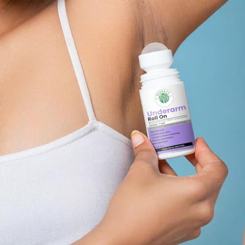Image of UnderArm Brightening Roll On with 4% AHA - Fights Body Odor, Brightens armpits Deo Deodorant Rollon - For Men & Women (50g each, Pack of 3)