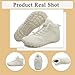 Hike Winter Footwear Barefoot Shoes Women Men, Autumn Winter Waterproof Wide Toe Box Barefoot Shoes Walking Boots Warm Sneaker (708-Grey, Adult, Women, 10.5, Numeric, US Footwear Size System, Medium)