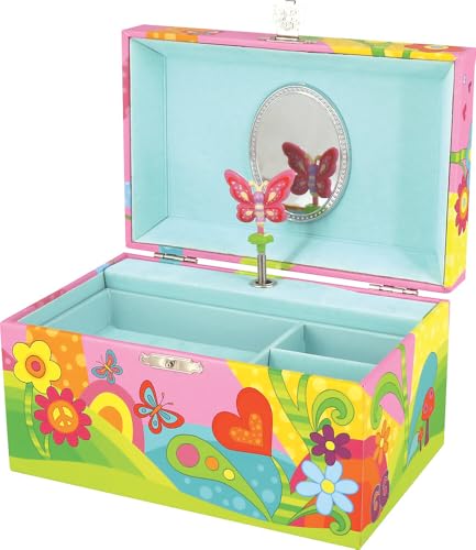 Caja de música mariposa goki para evitar la pérdida de joyas infantiles 3