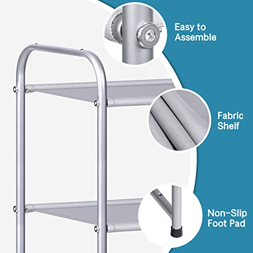 Kimbora Long Shoe Rack For Closet, 30 Pairs Stackable Shoe Storage Organizer Wide 4 Tier Shoe Shelf For Bedroom Floor (Grey) #TOP5