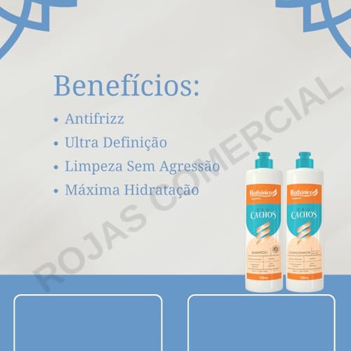 Creme de Pentear Para Cabelos Pró-Cachos Vegano 1L Bothânico Cosméticos