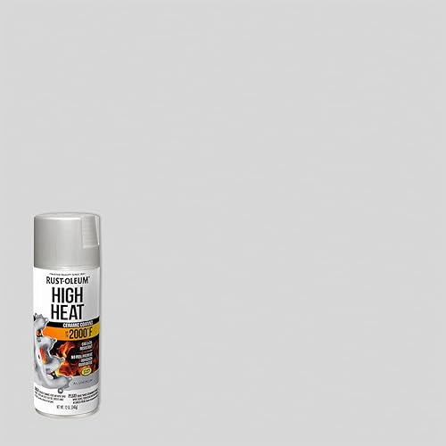 Miniatura 2 de Rust-Oleum 260771 - Pintura en aerosol de alta temperatura para automóviles lata de 11 onzas esmalte transparente