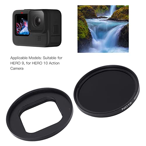 52mm Neutral Density ND16 Lens Filter Waterproof Camera Lens Filter Anti Scratch with Silicone Protective Ring Filter Cover - Image 3
