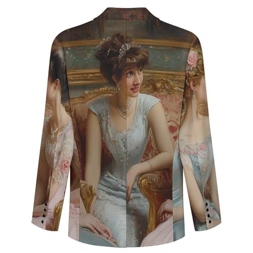 Victorian-Women-Gossips Men's Blazer Printed Button Suit Jacket Slim Sport Coat Blazers4