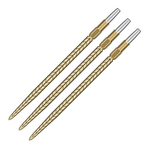 Target Darts Swiss Point Dart Spitzen RVE (3er-Pack Spitzen) 40MM Gold | Auswechselbare Dartspitzen Swiss Storm Spitzen Profi Dart Zubehör