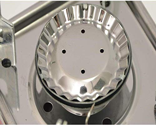 Yinsold Lin Windproof Foldable Stove Burner-Ultralight Camping Stove Portable Mini Outdoor Folding Metal Camping Gas Stove Windproof Furnace Burner Backpacking Hiking #TOP6